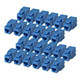 StarTech.com Jack Keystone Cat6, Lot de 24 Prises Ethernet RJ45 Keystone, Prise Murale UTP Cat6, 180 Degrés Sans Outil, Bleu - C6KEYTL180BL24PK