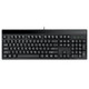 Adesso  clavier maison/bureau USB + Bluetooth QWERTY Anglais américain Noir - EASYTOUCH 130