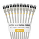 StarTech.com  câble de réseau Gris 0,152 m Cat6a U/FTP (STP) Rond - 6ASTP34GRS6IN10PK