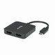 Plugable Technologies  adaptateur graphique USB 3840 x 2160 pixels Noir - USBC-MSTH2