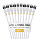 StarTech.com  câble de réseau Blanc 0,152 m Cat6a U/FTP (STP) Rond - 6ASTP34WHS6IN10PK