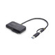 StarTech.com Adaptateur USB-C/USB-A vers M.2 NVMe et SATA 2,5"/3,5", 10 Gbps, Lecteur de Disque dur SSD Externe Sans Outil, B+M/M-Key - USB31CSAT3M2E