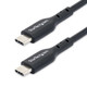StarTech.com  câble USB USB 2.0 0,9 m USB C 0,48 Gbit/s 60 W Noir - USB2CC3FBKE2PK
