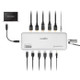 Rocstor  station d'accueil Avec fil USB4 Aluminium - Y10P026-S1