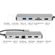 Rocstor  station d'accueil Avec fil USB 3.2 Gen 1 (3.1 Gen 1) Type-C Aluminium, Noir - Y10P035-S1