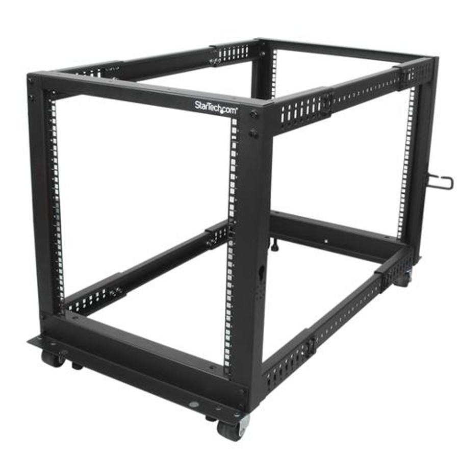 StarTech.com Rack Serveur Mobile 12U 4 Poteaux, Rack Réseau 19" 4 Poteaux avec Roulettes, Rack Roulant avec Profondeur Ajustable pour PC/AV/Données/Informatique - Roulettes, Pieds de nivellement ou Fixation au Sol - 4POSTRACK12U StarTech.com Rack Serveur Mobile 12U 4 Poteaux, Rack Réseau 19" 4 Poteaux avec Roulettes, Rack Roulant avec Profondeur Ajustable pour PC/AV/Données/Informatique - Roulettes, Pieds de nivellement ou Fixation au Sol - 4POSTRACK12U