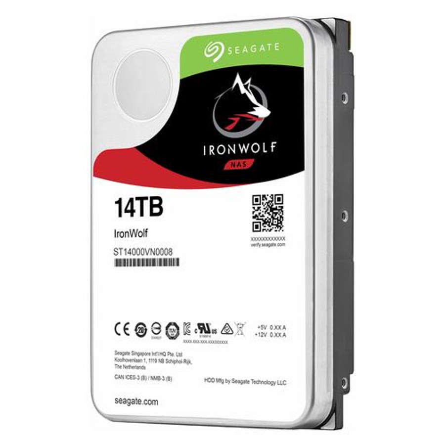 Seagate IronWolf disque dur 14 To 7200 tr/min 256 Mo 3.5" Série ATA III - ST14000VN0008