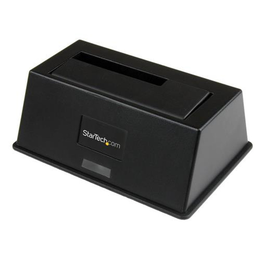 StarTech.com Station d'Accueil pour Disque Dur USB 3.0 à SATA à Baie Unique, Dock pour Disque Dur USB 3.0 (5 Gbps), Dock pour HDD/SSD Externe 2,5/3,5" SATA I/II/III, Baie pour Disque Dur à Chargement par le Haut - SDOCKU33BV