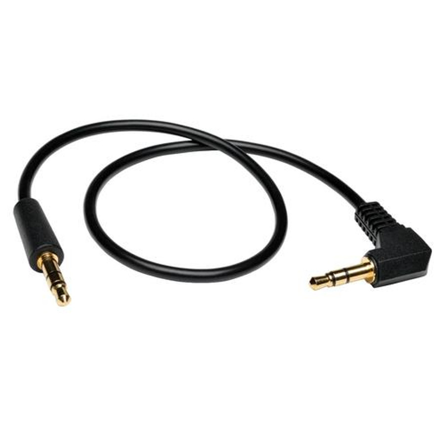 Tripp Lite  câble audio 0,3 m 3,5mm Noir - P312-001-RA Tripp Lite  câble audio 0,3 m 3,5mm Noir - P312-001-RA