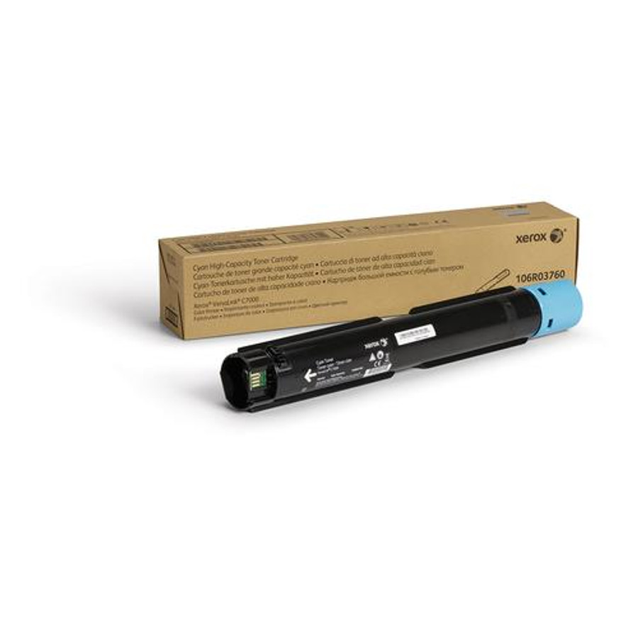 Xerox Cartouche de toner Cyan de Grande capacité Imprimante couleur ® VersaLink® C7000 (10100 pages) - - 106R03760