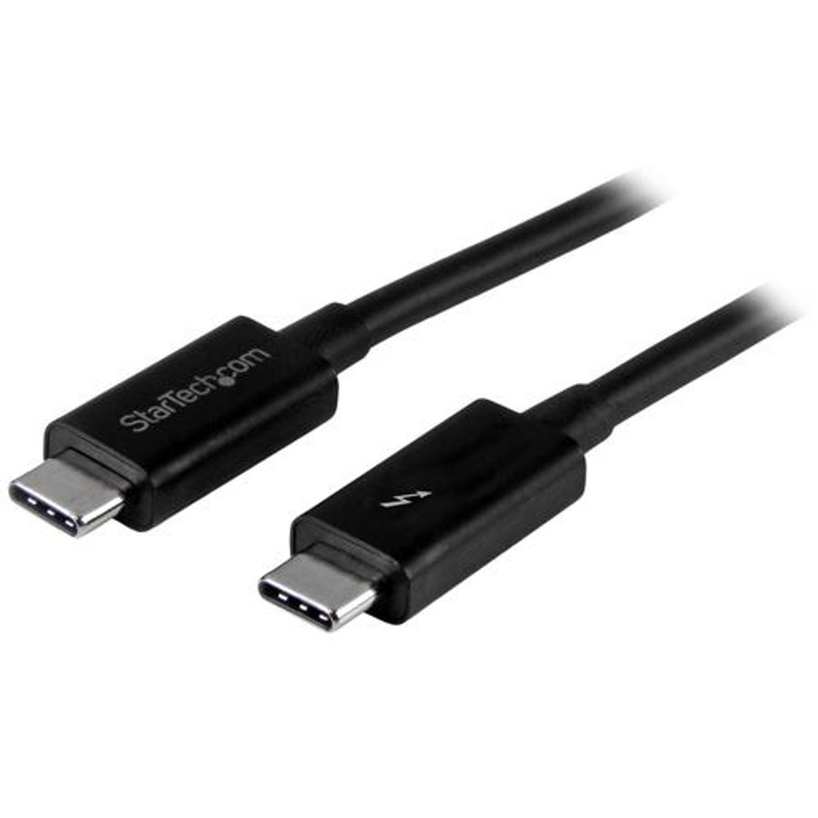 StarTech.com Câble Thunderbolt 3 (20 Gb/s) USB-C de 1 m - Compatible Thunderbolt, USB et DisplayPort - M/M - TBLT3MM1M StarTech.com Câble Thunderbolt 3 (20 Gb/s) USB-C de 1 m - Compatible Thunderbolt, USB et DisplayPort - M/M - TBLT3MM1M