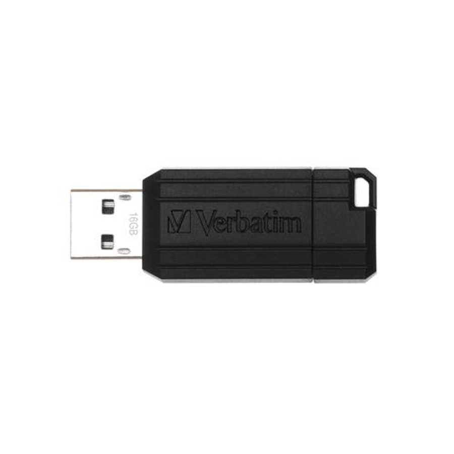 Verbatim Micro-clé USBPinStripe de 16 Go - noire - 49063 Verbatim Micro-clé USBPinStripe de 16 Go - noire - 49063