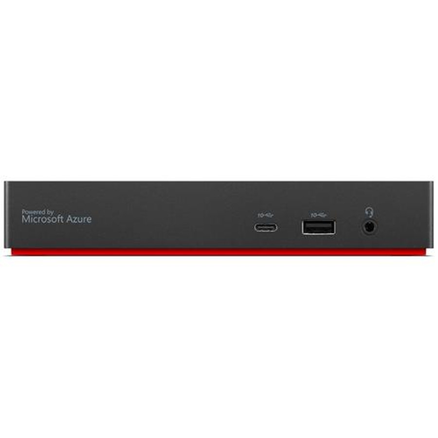Lenovo  station d'accueil Avec fil USB 3.2 Gen 1 (3.1 Gen 1) Type-A + Type-C Noir - 40B20135US Lenovo  station d'accueil Avec fil USB 3.2 Gen 1 (3.1 Gen 1) Type-A + Type-C Noir - 40B20135US