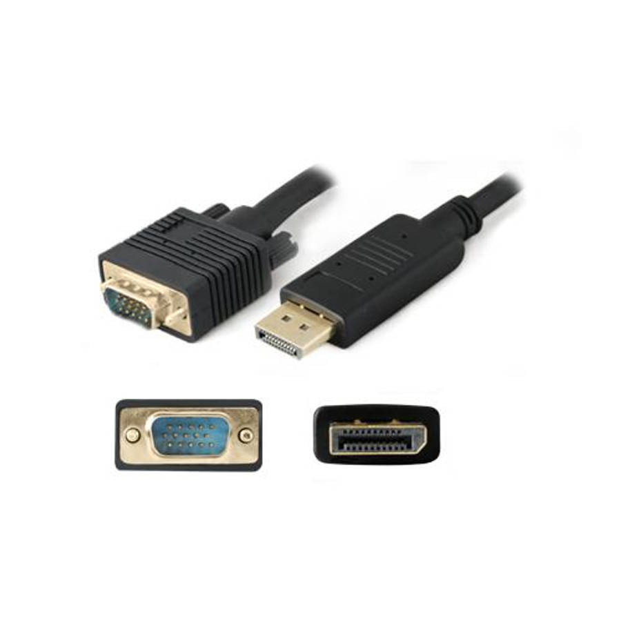 AddOn Networks  câble vidéo et adaptateur 1,8 m DisplayPort VGA (D-Sub) Noir - DISPLAYPORT2VGA6F