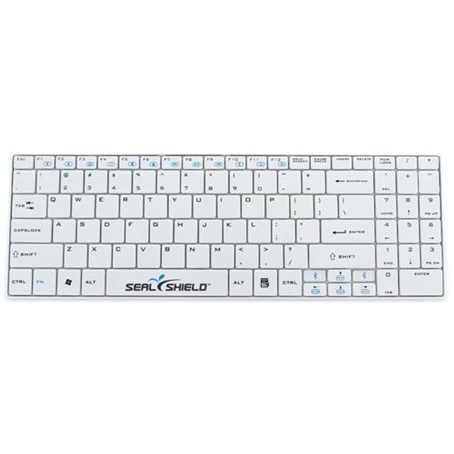 Seal Shield Cleanwipe clavier Médical RF sans fil QWERTY Anglais américain Blanc - SSWKSV099W Seal Shield Cleanwipe clavier Médical RF sans fil QWERTY Anglais américain Blanc - SSWKSV099W
