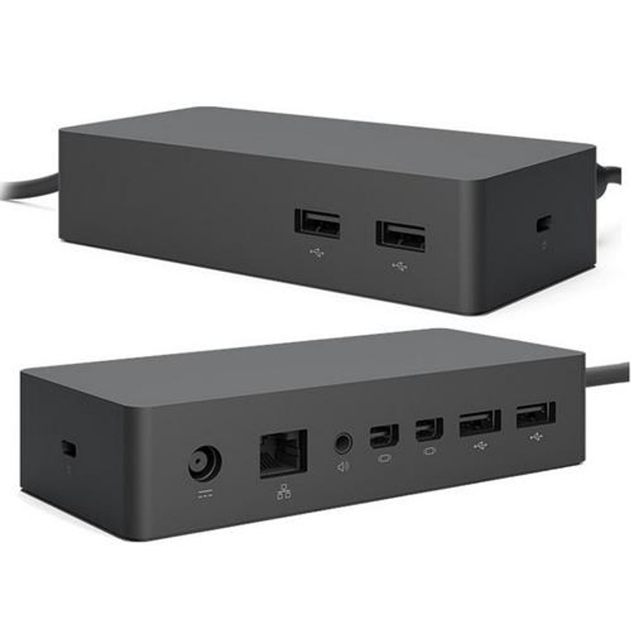Axiom  station d'accueil Avec fil Noir - PF3-00005-AX