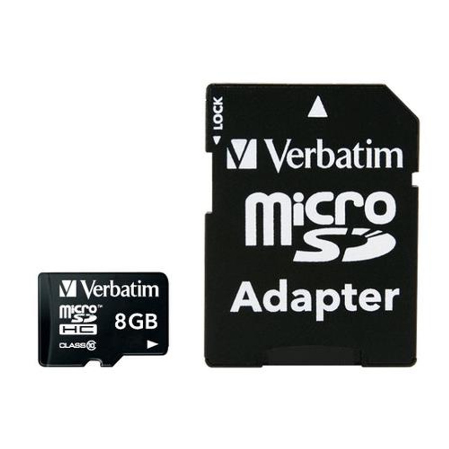 Verbatim Premium 8 Go MicroSDHC Classe 10 - 44081 Verbatim Premium 8 Go MicroSDHC Classe 10 - 44081