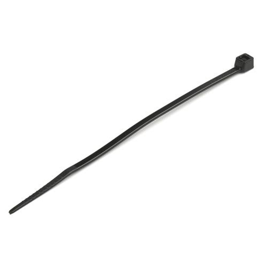StarTech.com Colliers de Serrage 10 cm Noirs - Largeur 2 mm - Diam. faisceau 22 mm - Résistance traction 8 kg - Fermeture glissière autobloquante nylon avec pointe incurvée - 94V-2/UL -1000 pcs - CBMZT4BK