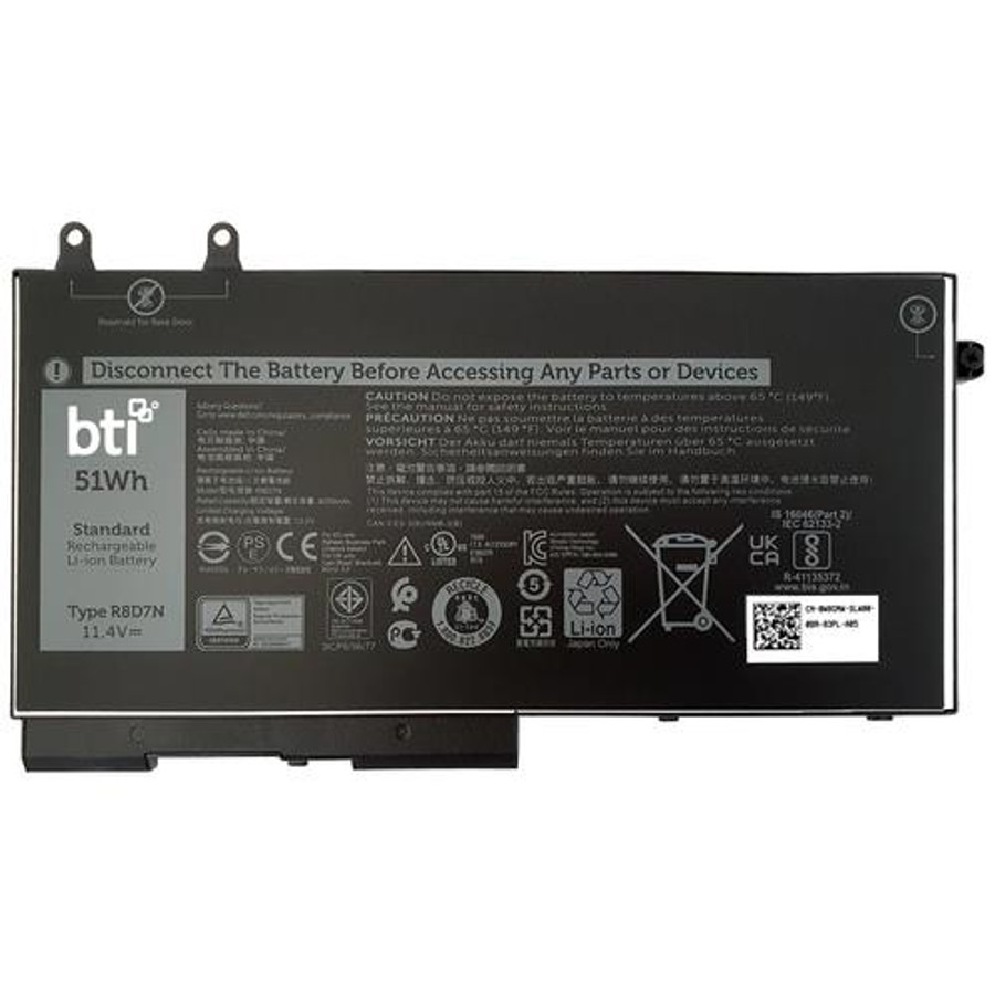 BTI 7WNW1- batterie rechargeable Lithium-Ion (Li-Ion) 4342 mAh 11,4 V - 7WNW1-BTI BTI 7WNW1- batterie rechargeable Lithium-Ion (Li-Ion) 4342 mAh 11,4 V - 7WNW1-BTI