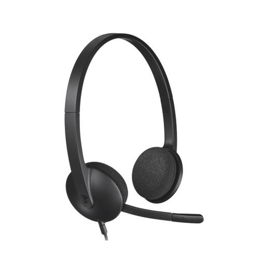 Logitech  écouteur/casque Avec fil Arceau Bureau/Centre d'appels Noir - 981-000507