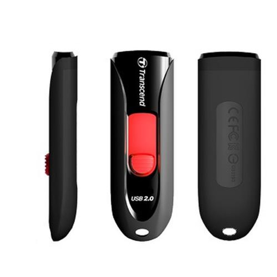Transcend JetFlash 590 16GB lecteur USB flash 16 Go USB Type-A 2.0 Noir - TS16GJF590K