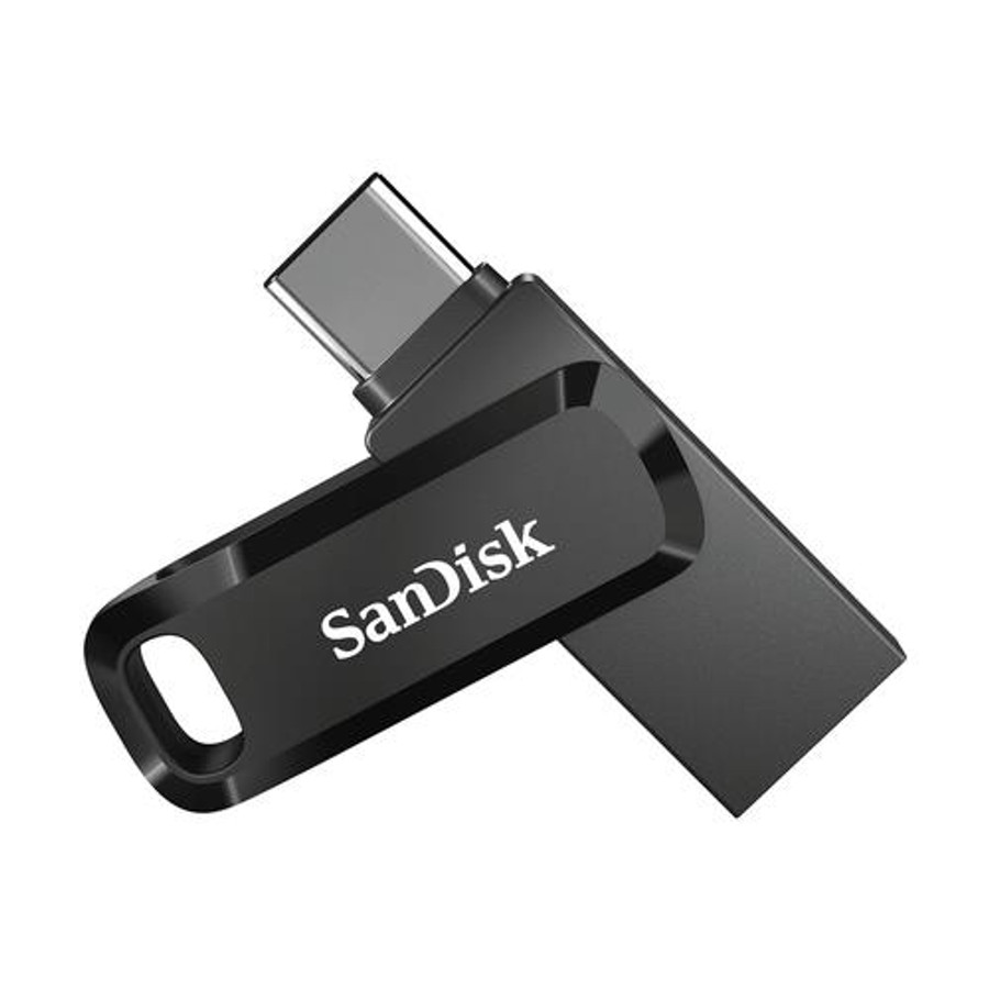 SanDisk Ultra Dual Drive Go lecteur USB flash 64 Go USB Type-A / USB Type-C 3.2 Gen 1 (3.1 Gen 1) Noir - SDDDC3-064G-G46