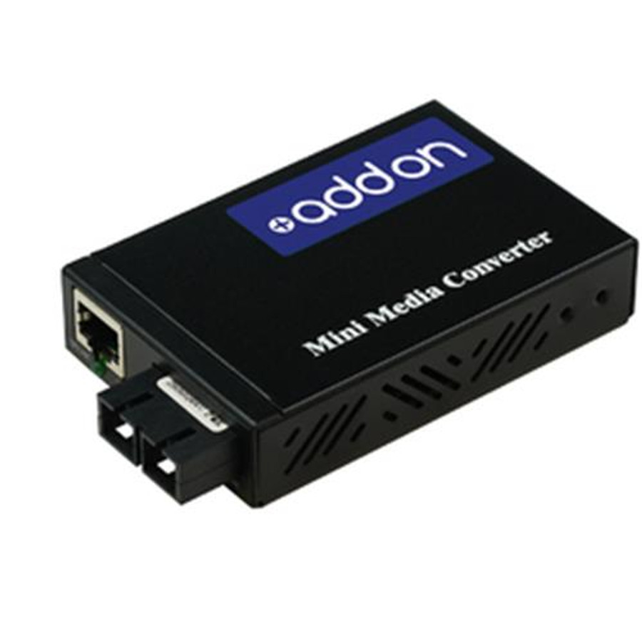 AddOn Networks  convertisseur de support réseau 100 Mbit/s 850 nm Multimode Noir - ADD-FMCMN-SX-SC