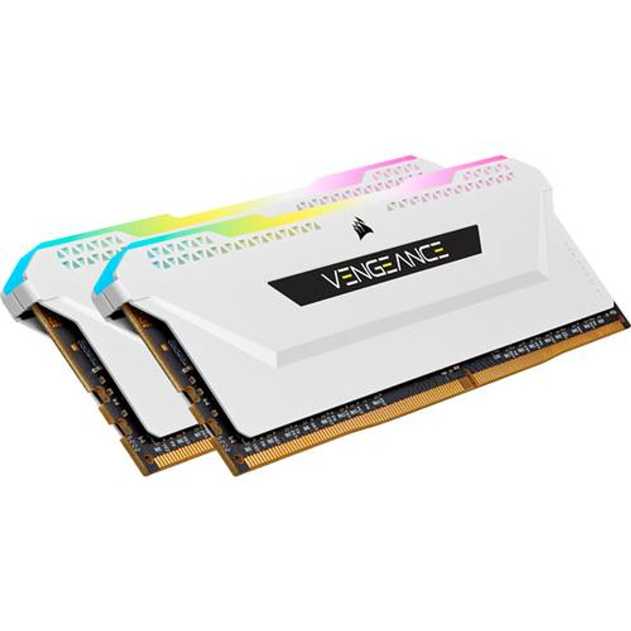 Corsair Vengeance RGB Pro  module de mémoire 16 Go 2 x 8 Go DDR4 3600 MHz - CMH16GX4M2D3600C18W Corsair Vengeance RGB Pro  module de mémoire 16 Go 2 x 8 Go DDR4 3600 MHz - CMH16GX4M2D3600C18W