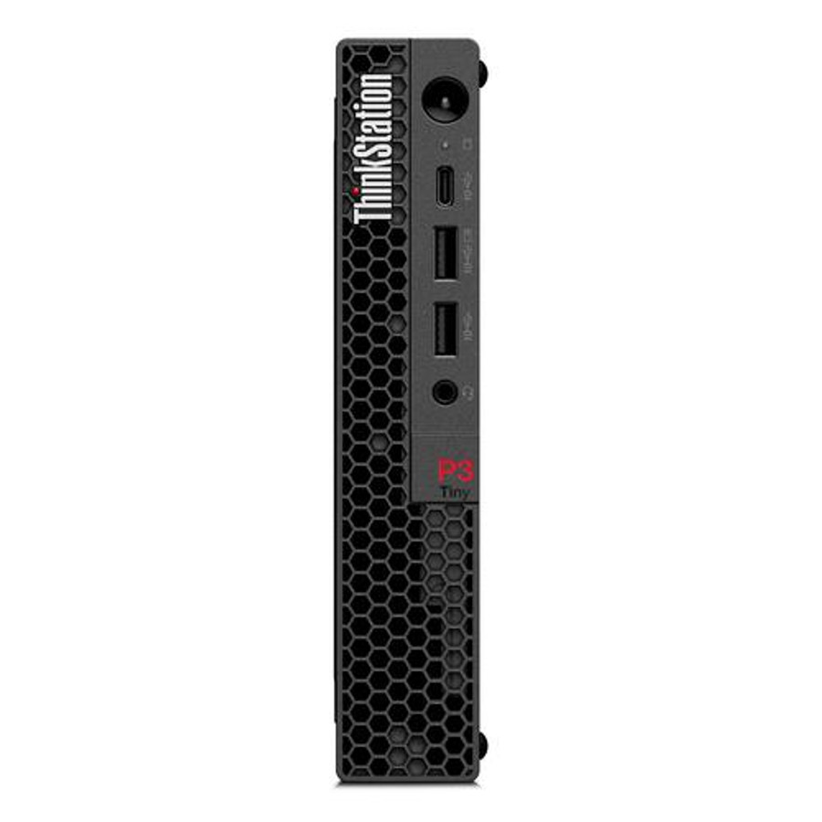 Lenovo ThinkStation P3 Tiny Intel® Core™ i5 i5-14500 16 Go DDR5-SDRAM 512 Go SSD NVIDIA T1000 Windows 11 Pro Mini PC Noir - 30H0006JUS