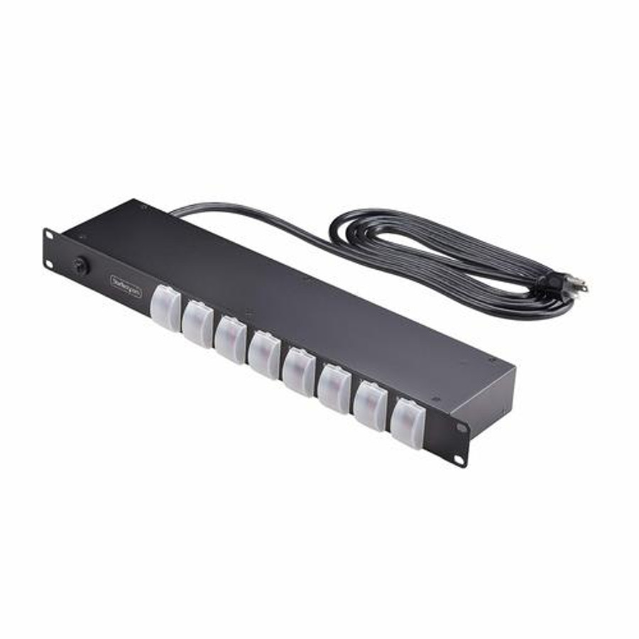 StarTech.com  unité de distribution d'énergie 8 sortie(s) CA 1U Noir - 8NS8-RACK-MOUNT-PDU StarTech.com  unité de distribution d'énergie 8 sortie(s) CA 1U Noir - 8NS8-RACK-MOUNT-PDU