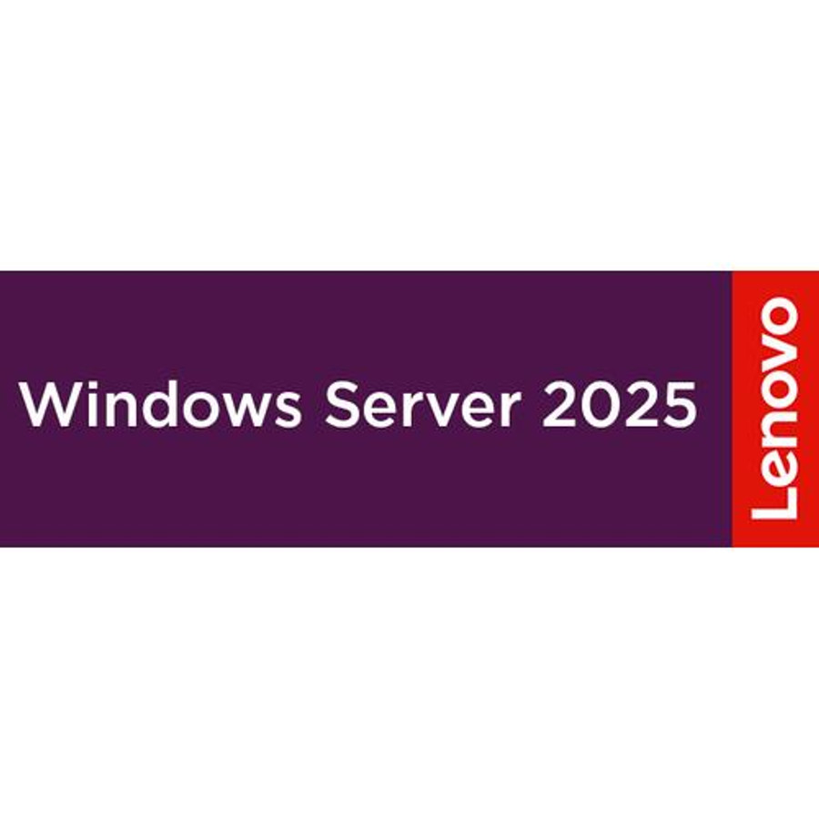 Lenovo Windows Server 2025 Licence d'accès client Licence - 7S1S003PWW Lenovo Windows Server 2025 Licence d'accès client Licence - 7S1S003PWW