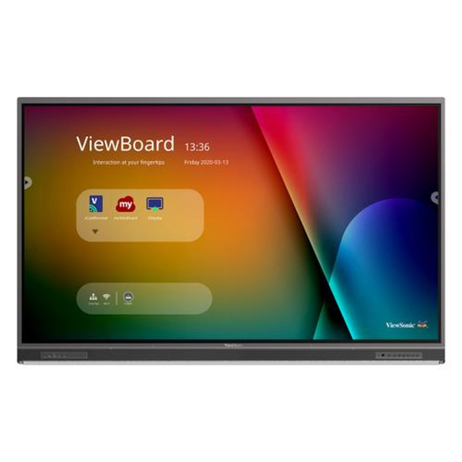 Viewsonic  tableau blanc interactif 189,2 cm (74.5") 3840 x 2160 pixels Écran tactile Noir - IFP7552-1CN Viewsonic  tableau blanc interactif 189,2 cm (74.5") 3840 x 2160 pixels Écran tactile Noir - IFP7552-1CN