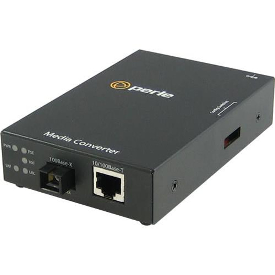 Perle S-110P-S1SC20U-XT convertisseur de support réseau 100 Mbit/s 1310 nm Monomode Noir - 05090240 Perle S-110P-S1SC20U-XT convertisseur de support réseau 100 Mbit/s 1310 nm Monomode Noir - 05090240