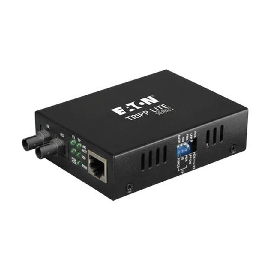 Tripp Lite  convertisseur de support réseau 100 Mbit/s 1310 nm Multimode Noir - N784-001-ST Tripp Lite  convertisseur de support réseau 100 Mbit/s 1310 nm Multimode Noir - N784-001-ST