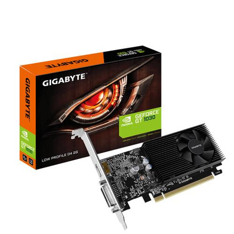 GIGABYTE  carte graphique NVIDIA GeForce GT 1030 2 Go GDDR4 - GV-N1030D4-2GL GIGABYTE  carte graphique NVIDIA GeForce GT 1030 2 Go GDDR4 - GV-N1030D4-2GL