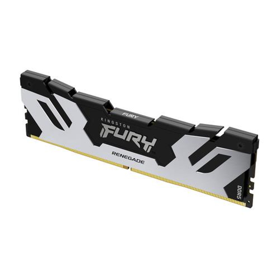 Kingston Technology FURY DIMM DDR5 CL32 16 Go 6 400 MT/s Renegade Argent - KF564C32RS-16 Kingston Technology FURY DIMM DDR5 CL32 16 Go 6 400 MT/s Renegade Argent - KF564C32RS-16