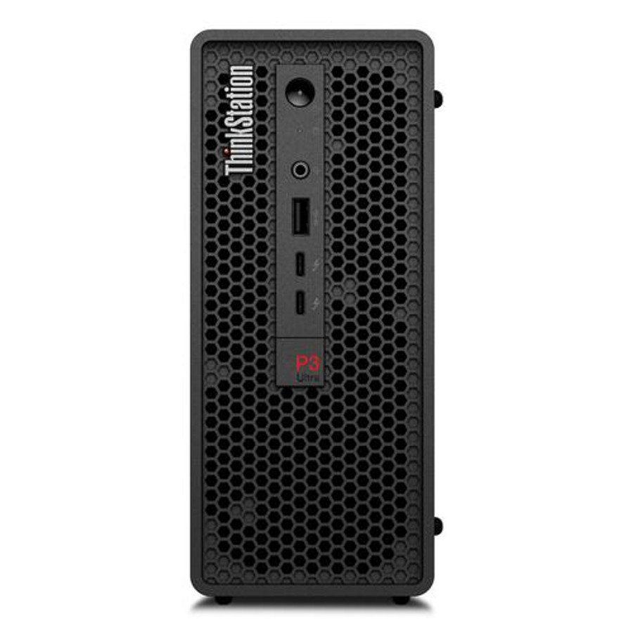 Lenovo ThinkStation P3 Ultra Intel® Core™ i5 i5-13600 16 Go DDR5-SDRAM 512 Go SSD NVIDIA Quadro T1000 Windows 11 Pro Mini Tower Station de travail Noir - 30HA001GUS