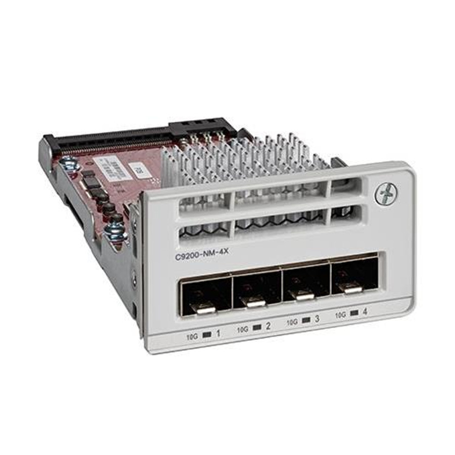 Cisco  module de commutation réseau 10 Gigabit Ethernet, Gigabit Ethernet - C9200-NM-4X= Cisco  module de commutation réseau 10 Gigabit Ethernet, Gigabit Ethernet - C9200-NM-4X=