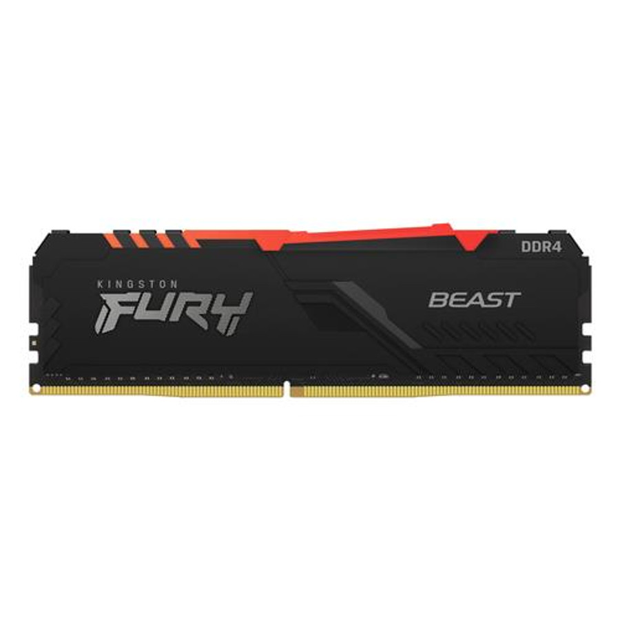 Kingston Technology FURY Beast RGB module de mémoire 16 Go 1 x 16 Go DDR4 3200 MHz - KF432C16BBA/16 Kingston Technology FURY Beast RGB module de mémoire 16 Go 1 x 16 Go DDR4 3200 MHz - KF432C16BBA/16