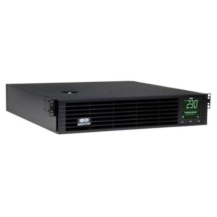 Tripp Lite Onduleur Line-Interactive onde sinusoïdale SmartPro 230V 2,2 kVA 1,92 kW, rack/tour 2U, exécution étendue, option SNMPWEBCARD, écran LCD, USB, DB9 série - SMX2200XLRT2U
