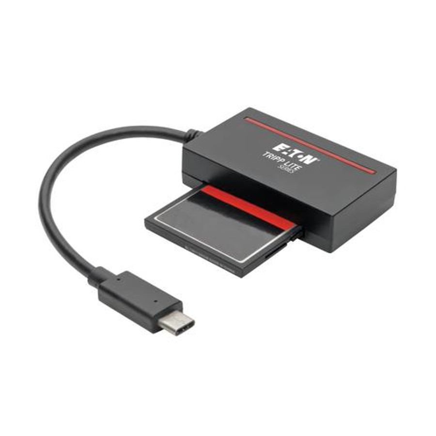 Tripp Lite  lecteur de carte mémoire USB 3.2 Gen 1 (3.1 Gen 1) Type-C Noir - U438-CF-SATA-5G Tripp Lite  lecteur de carte mémoire USB 3.2 Gen 1 (3.1 Gen 1) Type-C Noir - U438-CF-SATA-5G