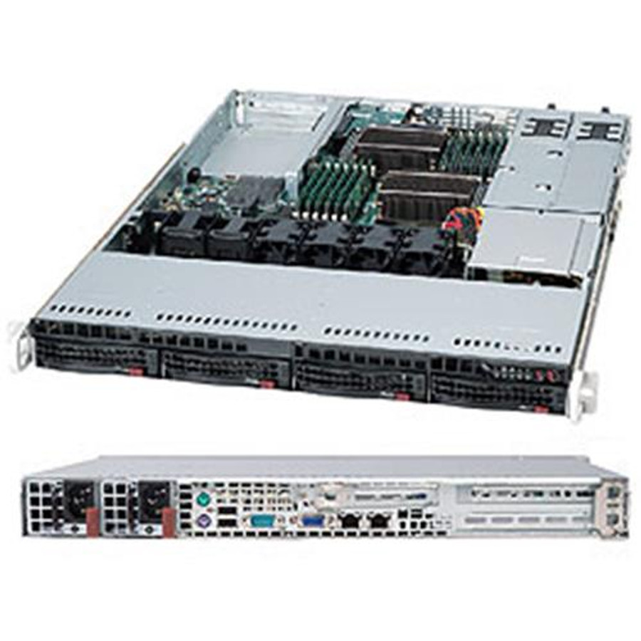 Supermicro SuperChassis 815TQC-R706WB2 Support Noir 750 W - CSE-815TQC-R706WB2 Supermicro SuperChassis 815TQC-R706WB2 Support Noir 750 W - CSE-815TQC-R706WB2