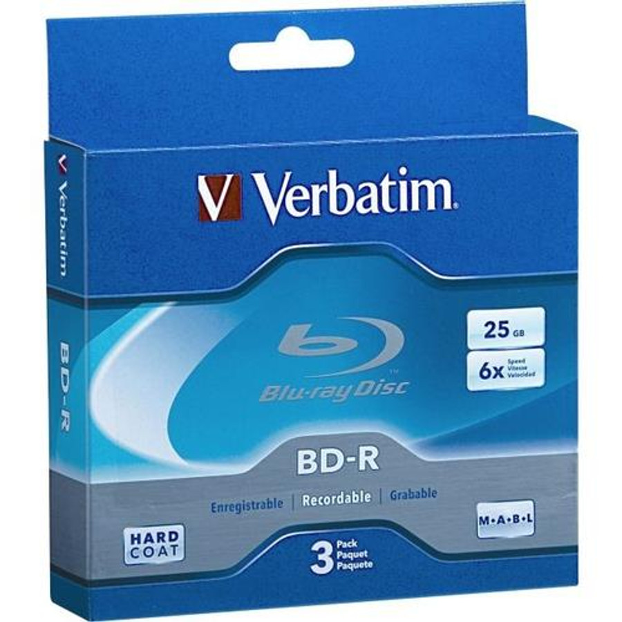 Verbatim  disque vierge Blu-Ray BD-R 25 Go 6 pièce(s) - 97341