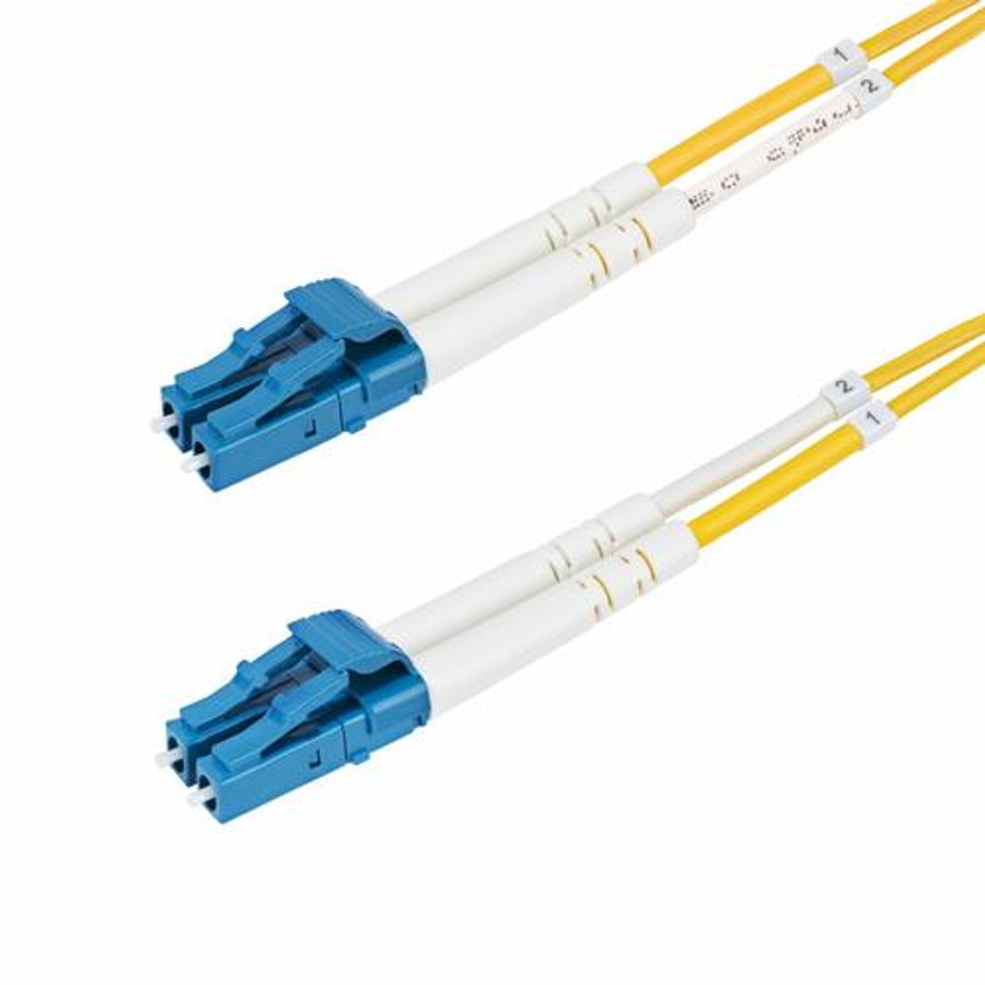 StarTech.com Câble Fibre Optique de 40m Duplex Monomode LC à LC (UPC) OS2, 9/125µm, 100G, Cordon Fibre Optique, Insensible à la Courbure, Faible Perte d'Insertion, Cordon Patch Fibre LSZH - SMDOS2LCLC40M StarTech.com Câble Fibre Optique de 40m Duplex Monomode LC à LC (UPC) OS2, 9/125µm, 100G, Cordon Fibre Optique, Insensible à la Courbure, Faible Perte d'Insertion, Cordon Patch Fibre LSZH - SMDOS2LCLC40M