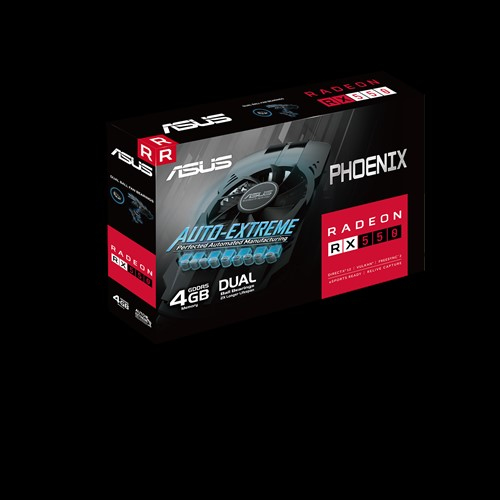 PH-RX550-4G-EVO ASUS Phoenix PH-RX550-4G-EVO carte graphique AMD Radeon RX 550 4 Go GDDR5