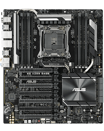 WS X299 SAGE ASUS WS X299 SAGE Intel® X299 LGA 2066 (Socket R4) SSI CEB