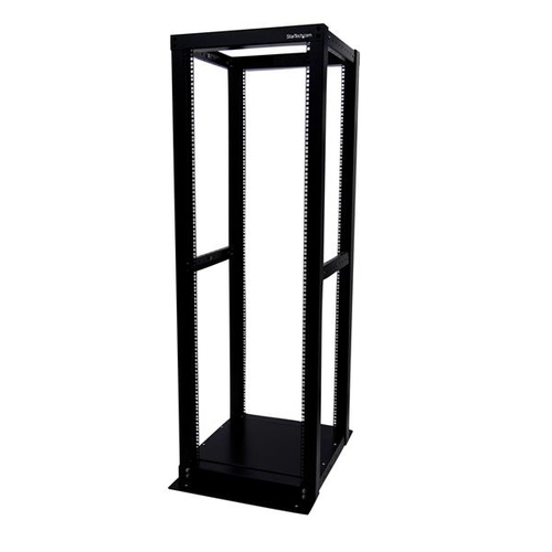 4POSTRACK36 36U Adjustable 4 Post Server Equipment Open Frame Rack. FURNITURE NEED FREIGHT QOUTE