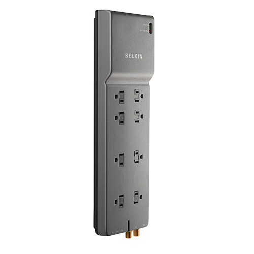 BE108230-12 Belkin 8-Outlets Surge Suppressor Noir 8 sortie(s) CA 125 V 3,6 m