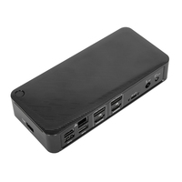 Targus DOCK182USZ hub & concentrateur USB 3.2 Gen 2 (3.1 Gen 2) Type-C Noir