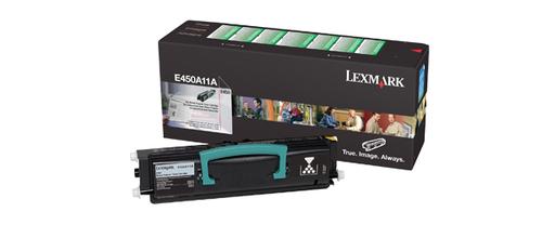 E450A11A Lexmark E450 Return Program Toner Cartridge Cartouche de toner Original Noir